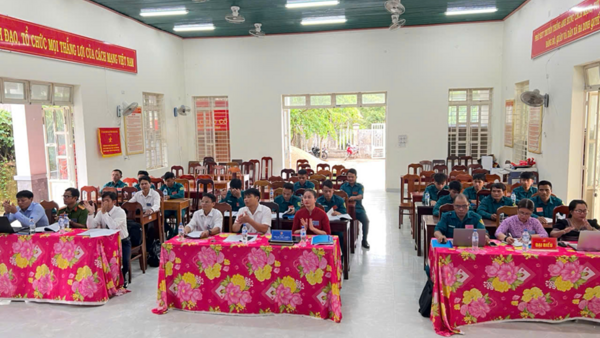 Đại hội Chi bộ Quân sự xã Ba Dinh nhiệm kỳ 2025 - 2030
